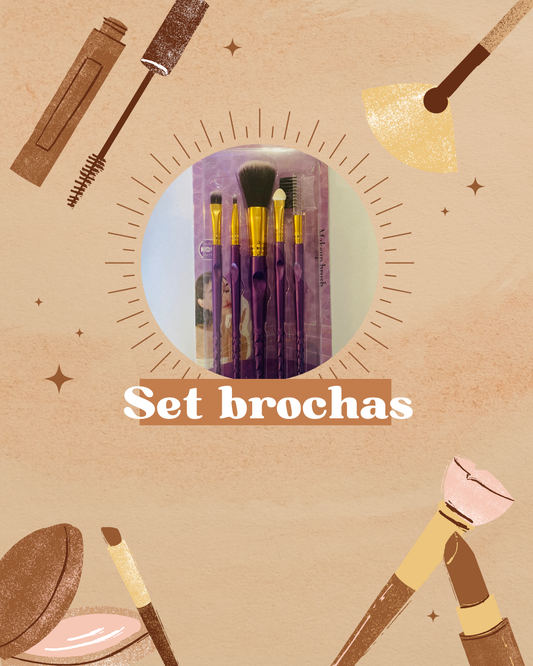 Set de brochas maquillajes