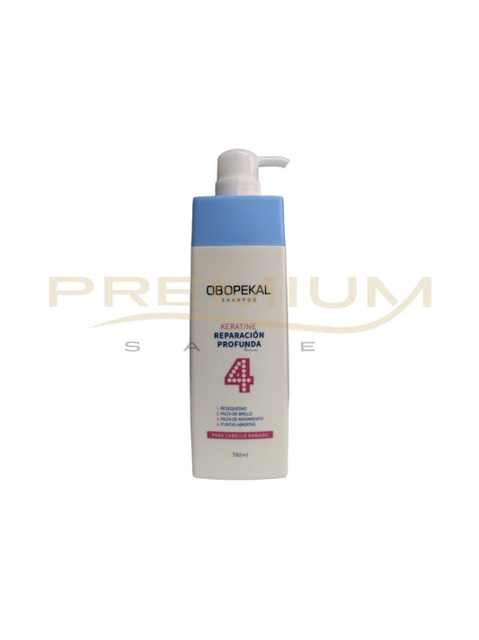 Shampoo reparacion profunda  keratina obopekal 780 ml