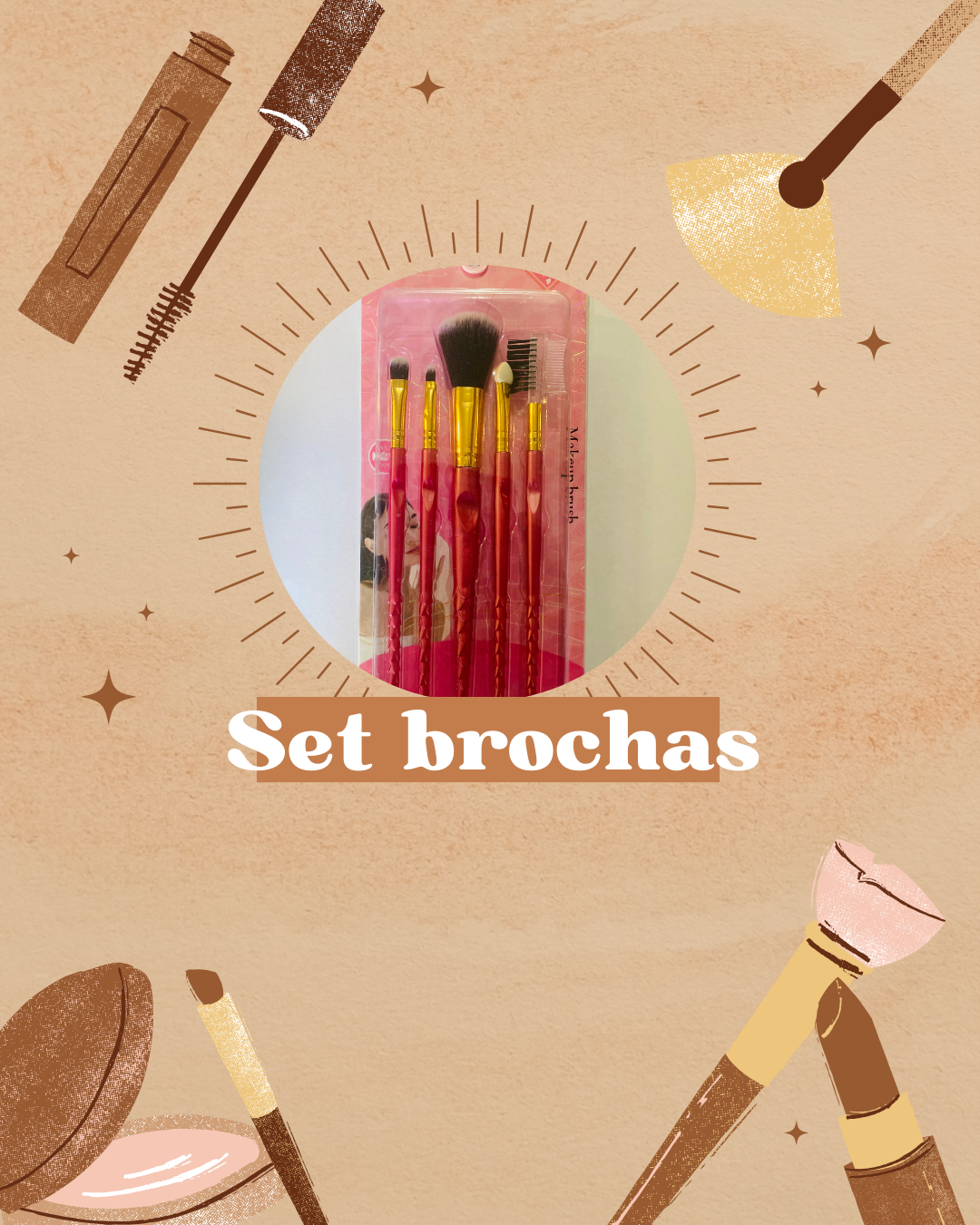 Set de brochas maquillajes
