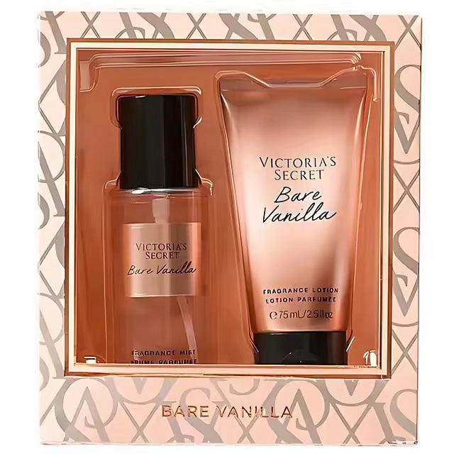 Set Body mist + crema corporal Victoria secret- Bare vainilla/ Victoria Secret