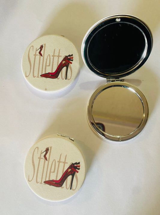 Espejo redondo de cartera